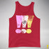 Twink Pride Grunge Exclamation Points Premium Tank Top - Red